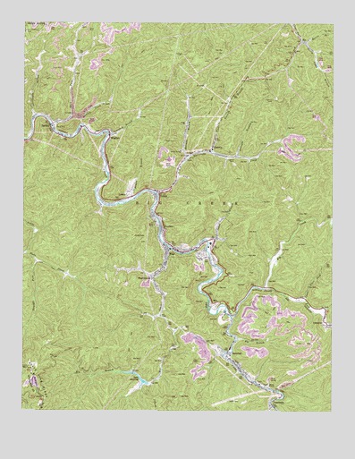 War, WV USGS Topographic Map