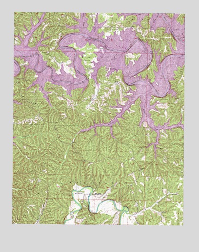 War Eagle, AR USGS Topographic Map
