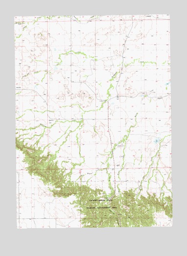 Warbonnet Ranch, NE USGS Topographic Map