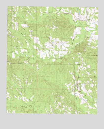 Ward, AL USGS Topographic Map