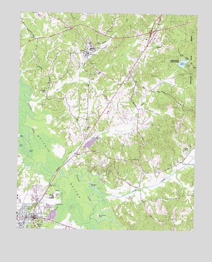 Bolivar East, TN USGS Topographic Map