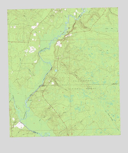 Ward, FL USGS Topographic Map