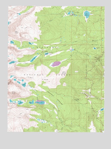 Ward, CO USGS Topographic Map