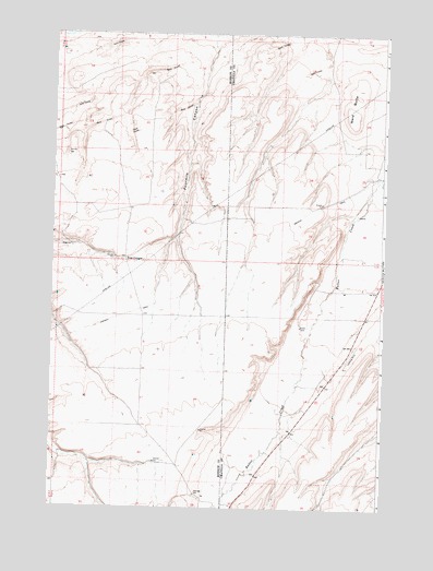 Ward Butte, OR USGS Topographic Map