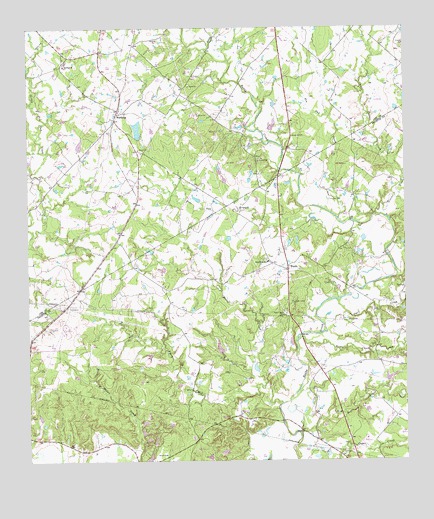 Warda, TX USGS Topographic Map