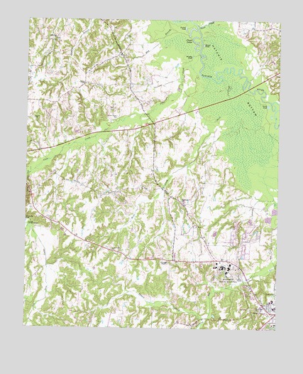 Bolivar West, TN USGS Topographic Map
