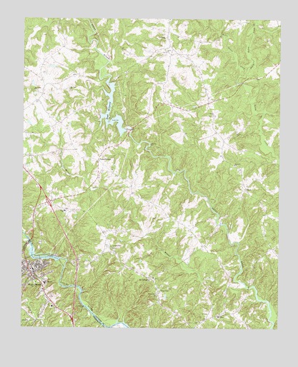 Ware Shoals East, SC USGS Topographic Map