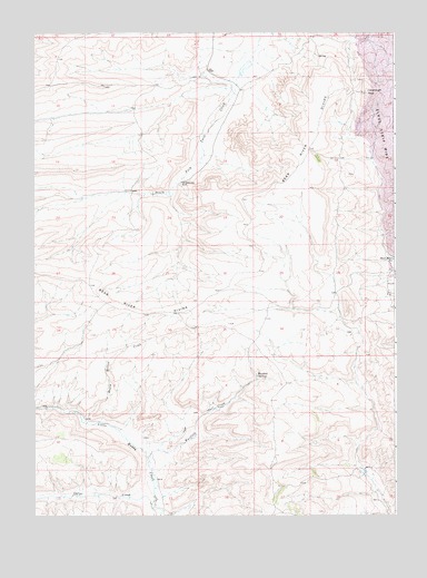 Warfield Creek, WY USGS Topographic Map