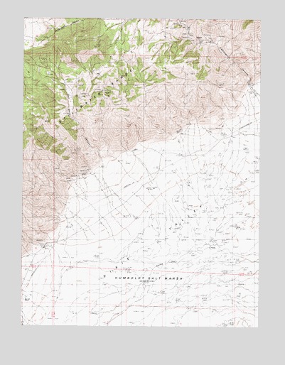 Bolivia, NV USGS Topographic Map