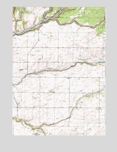 Warm River, ID USGS Topographic Map