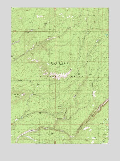 Warm River Butte, ID USGS Topographic Map