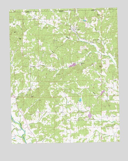 Warm Springs, AR USGS Topographic Map
