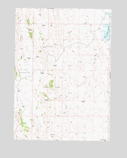 Warm Springs Creek, OR USGS Topographic Map