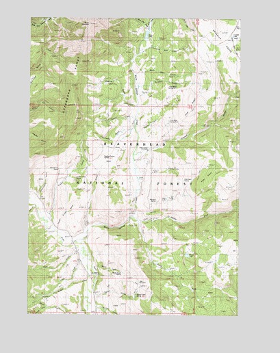 Warm Springs Creek, MT USGS Topographic Map