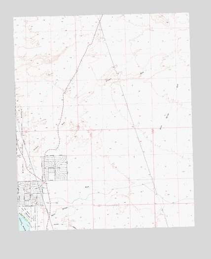 Warm Springs SW, AZ USGS Topographic Map