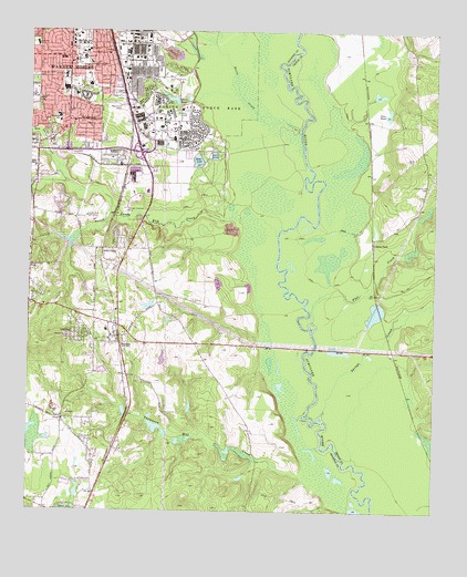 Warner Robins SE, GA USGS Topographic Map