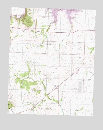 Bolton, KS USGS Topographic Map
