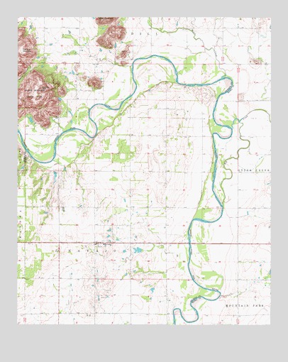 Warren, OK USGS Topographic Map