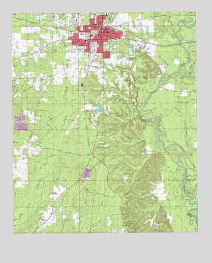Warren, AR USGS Topographic Map