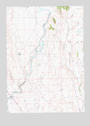 Warren Bridge, WY USGS Topographic Map