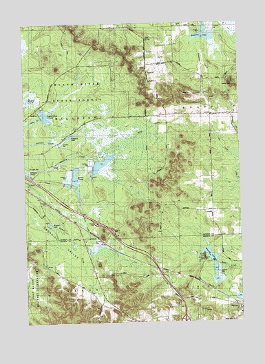 Warrens West, WI USGS Topographic Map