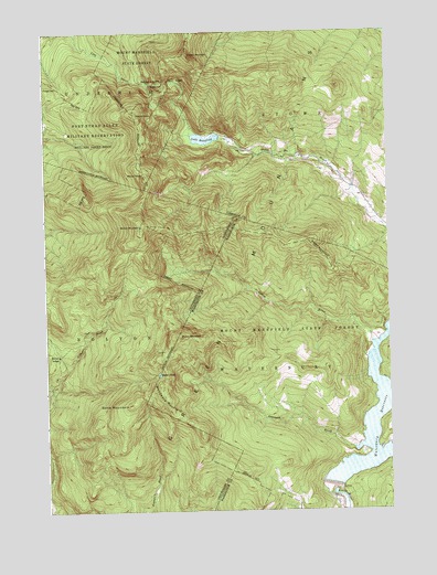 Bolton Mountain, VT USGS Topographic Map