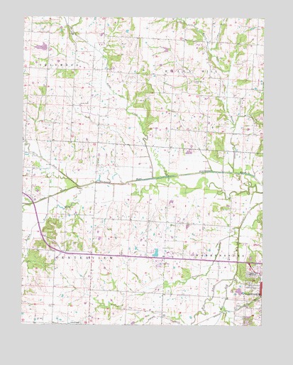 Warrensburg West, MO USGS Topographic Map