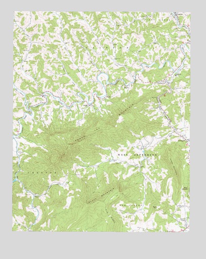 Warrensville, NC USGS Topographic Map