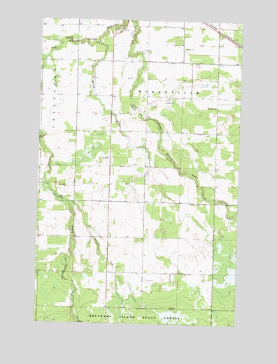Warroad SE, MN USGS Topographic Map