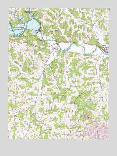 Warsaw, OH USGS Topographic Map