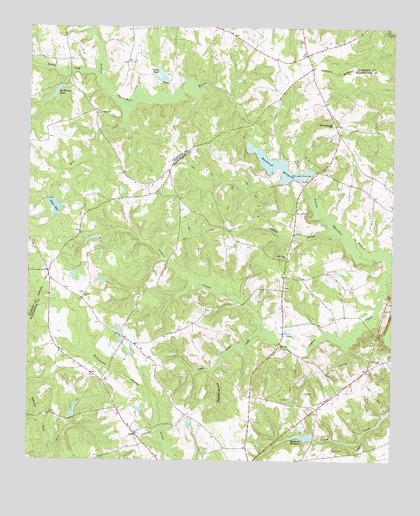 Warthen NE, GA USGS Topographic Map