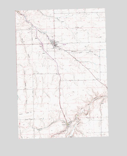 Wasco, OR USGS Topographic Map