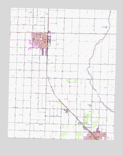 Wasco, CA USGS Topographic Map