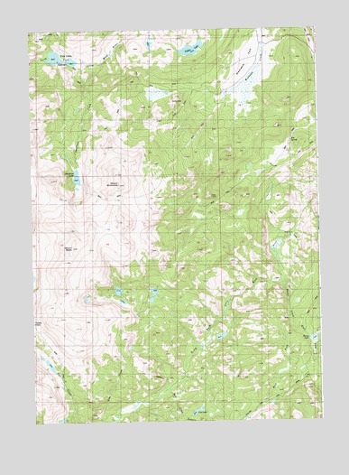 Washakie Park, WY USGS Topographic Map