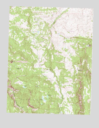 Washboard Rock, CO USGS Topographic Map