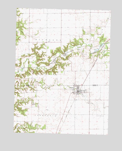 Washburn, IL USGS Topographic Map