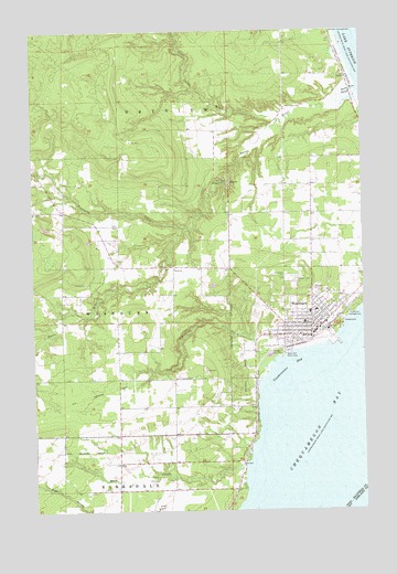 Washburn, WI USGS Topographic Map