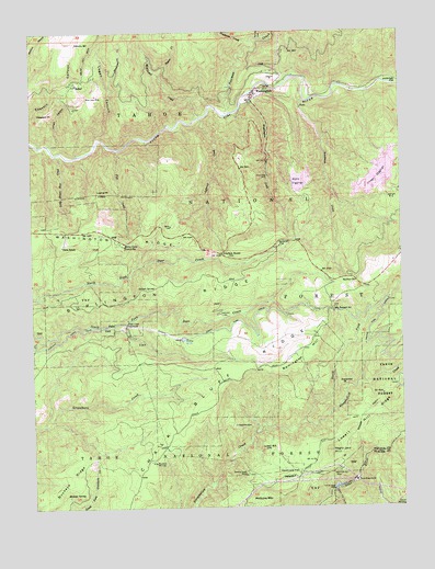 Washington, CA USGS Topographic Map
