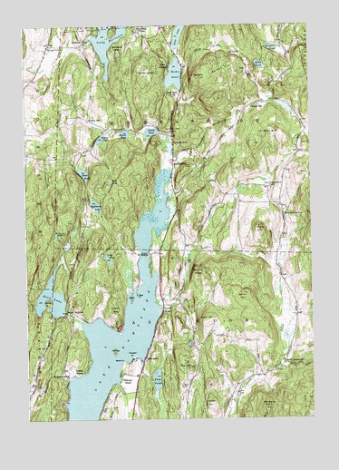 Bomoseen, VT USGS Topographic Map