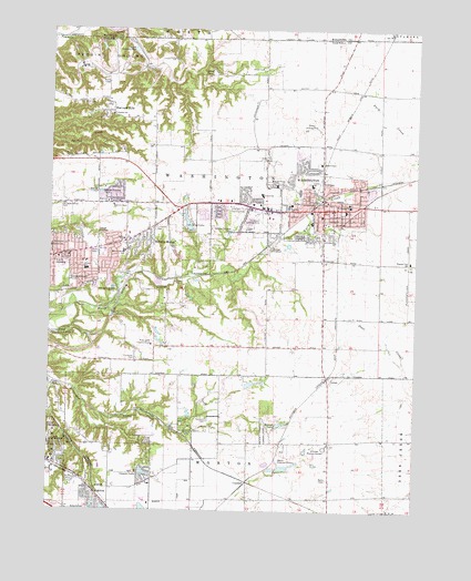 Washington, IL USGS Topographic Map