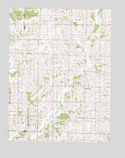 Washington Center, MO USGS Topographic Map