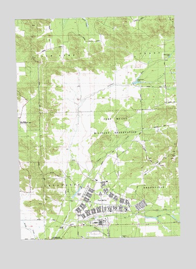 Alderwood Lake, WI USGS Topographic Map