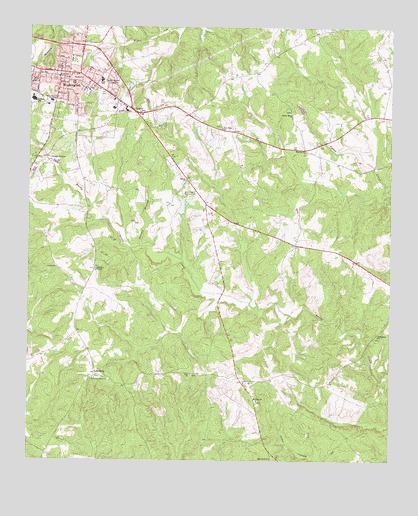 Washington East, GA USGS Topographic Map
