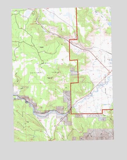 Washington Mountain, CA USGS Topographic Map