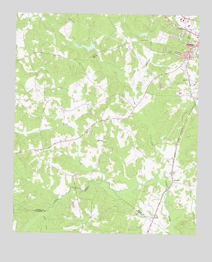 Washington West, GA USGS Topographic Map