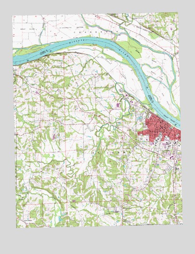 Washington West, MO USGS Topographic Map