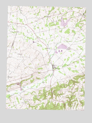 Washingtonville, PA USGS Topographic Map