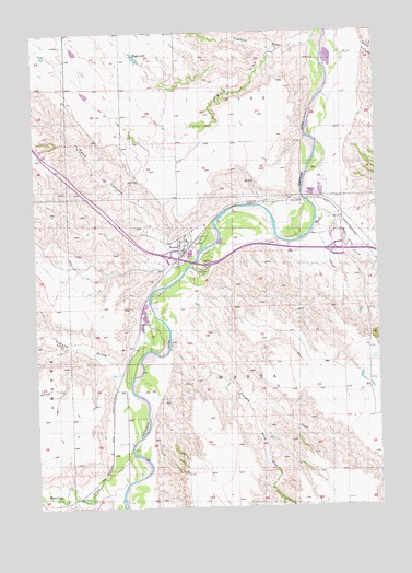 Wasta, SD USGS Topographic Map