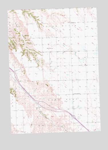 Wasta SE, SD USGS Topographic Map
