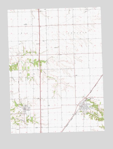 Wataga, IL USGS Topographic Map